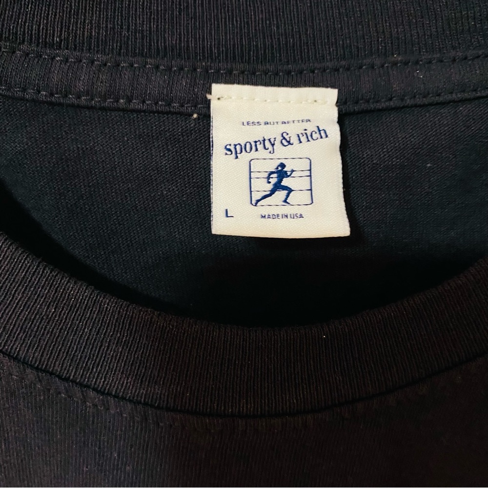 SPORTY & RICH T-SHIRT - Picture 3 of 4